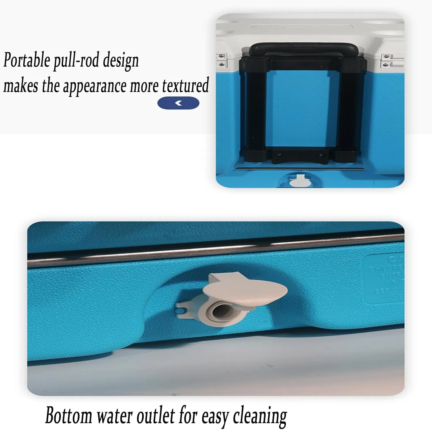 Car Camping Coolers for BMW 1 Series/2 Series/3 Series/4 Series/5 Series/7 Series, Leak Proof Cooler, Portable Lightweight Ice Chest Box, Compartments Waterproof Insulated Bag