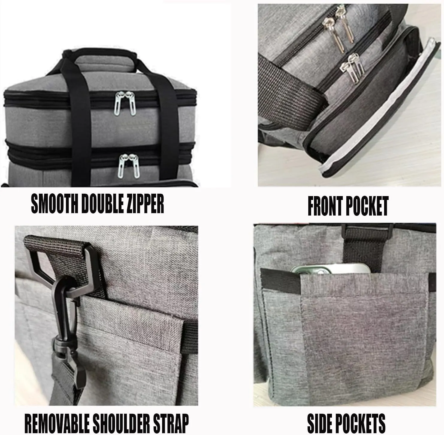 Car Camping Coolers for Land Rover Range Rover Sport/Range Rover Velar/Concept, Leak Proof Cooler, Portable Lightweight Ice Chest Box, Compartments Waterproof Insulated Bag