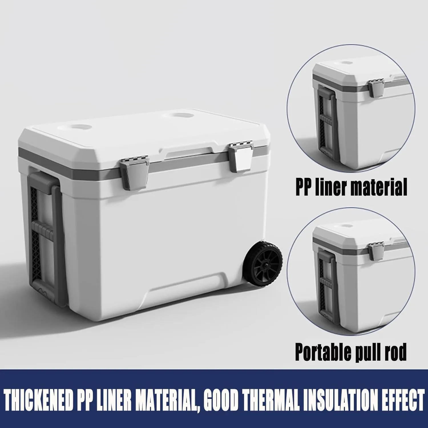 Car Camping Coolers for Ligier JS50/JS60/Myli/Pulse 4/Be Sun/Be Two/OptiMax/X-Pro/X-Too, Waterproof Portable Cooler, Leak Proof Picnic Insulated Bag, Ultra-Light Premium Ice Chest Box