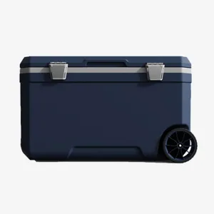 Car Camping Coolers for XPENG G3/XPENG G6/XPENG G9/XPENG P5/XPENG P7/XPENG P9, Waterproof Portable Cooler, Leak Proof Picnic Insulated Bag, Ultra-Light Premium Ice Chest Box,C-Blue-70L
