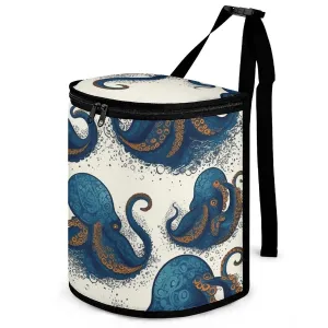 Car Garbage Bag, Tentacles Octopus Print Car Trash Can Automotive Trash Bin Car Storage Bag Car Garbage Organizer