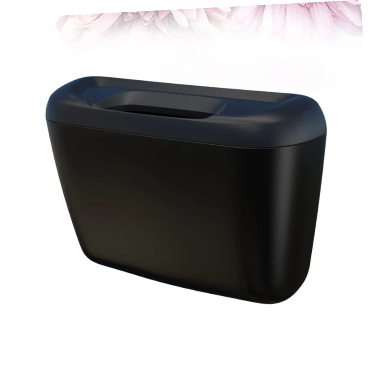 Car Trash Can Leak Proof Auto Cylindrical Garbage Can Storage Bag Black for Car Traveling Universal Fit