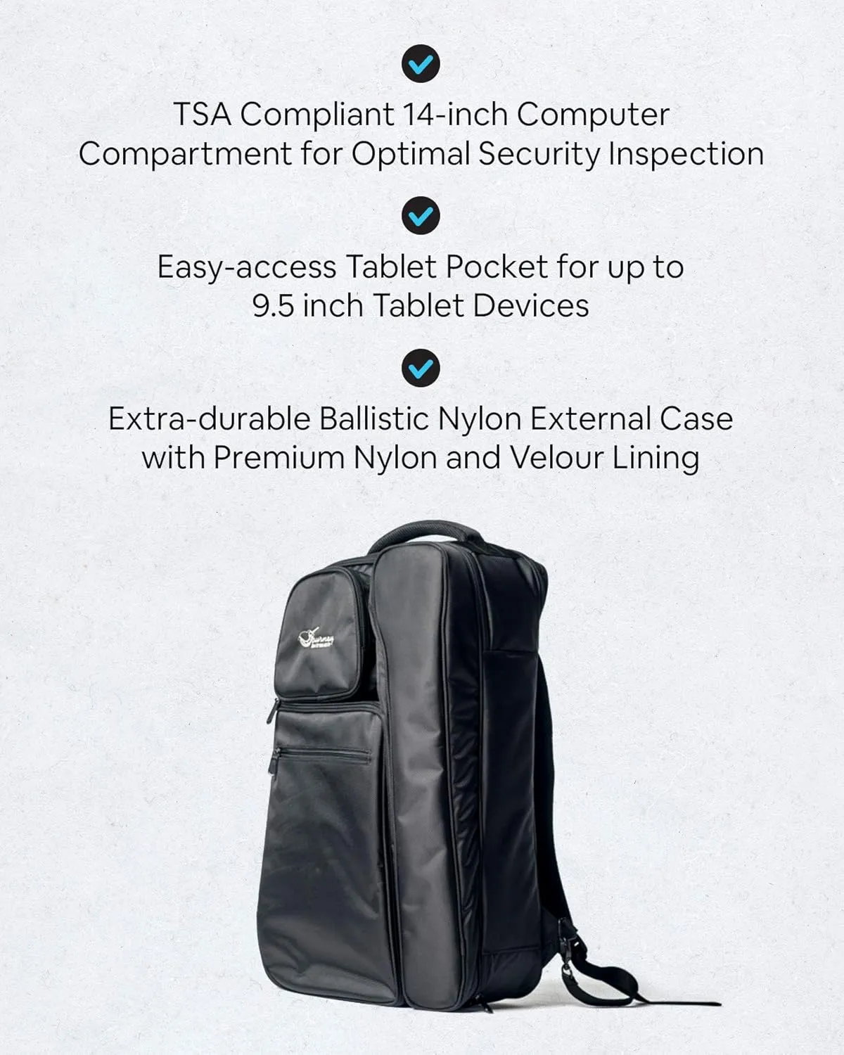 Carbon Fiber Travel Guitar – OF660B1M Traveling Acoustic Guitar with Collapsible Patented System – Portable Backpack Case (Navy Blue Matte)