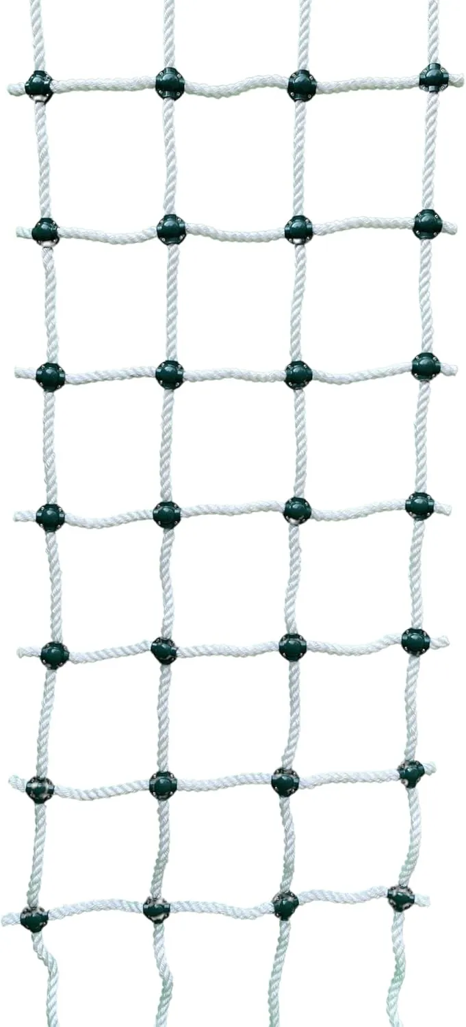 Cargo Climbing Net, 100% Polyester Rope Ladder, 96" L x 30" W   Drill Bit & Instructions