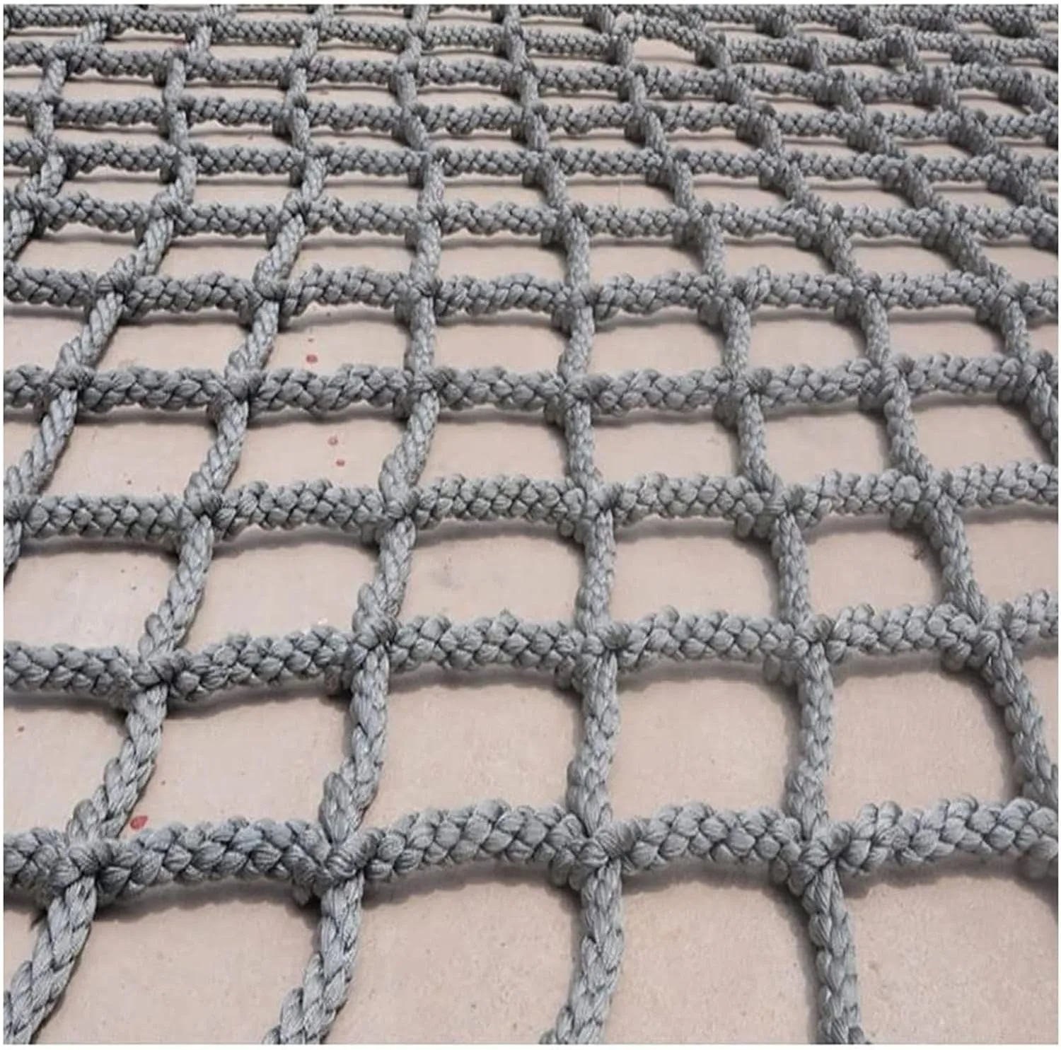 Cargo Net for Kids Climbing,Rope Netting Climbing Net Playground Kids Outdoor Climb Safety Netting Child Rock Ladder Wall Frame Protective Net,24.6 * 31.2ft