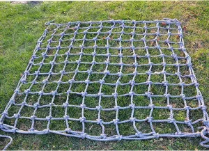 Cargo Net,Cargo Climbing Net,Playground Climbing Netting,Outdoor Treehouse Safety Protection Net, Rope Thickness 6mm,Truck Trailer Nets (Size:1x8m/3.3x26.2ft) ()