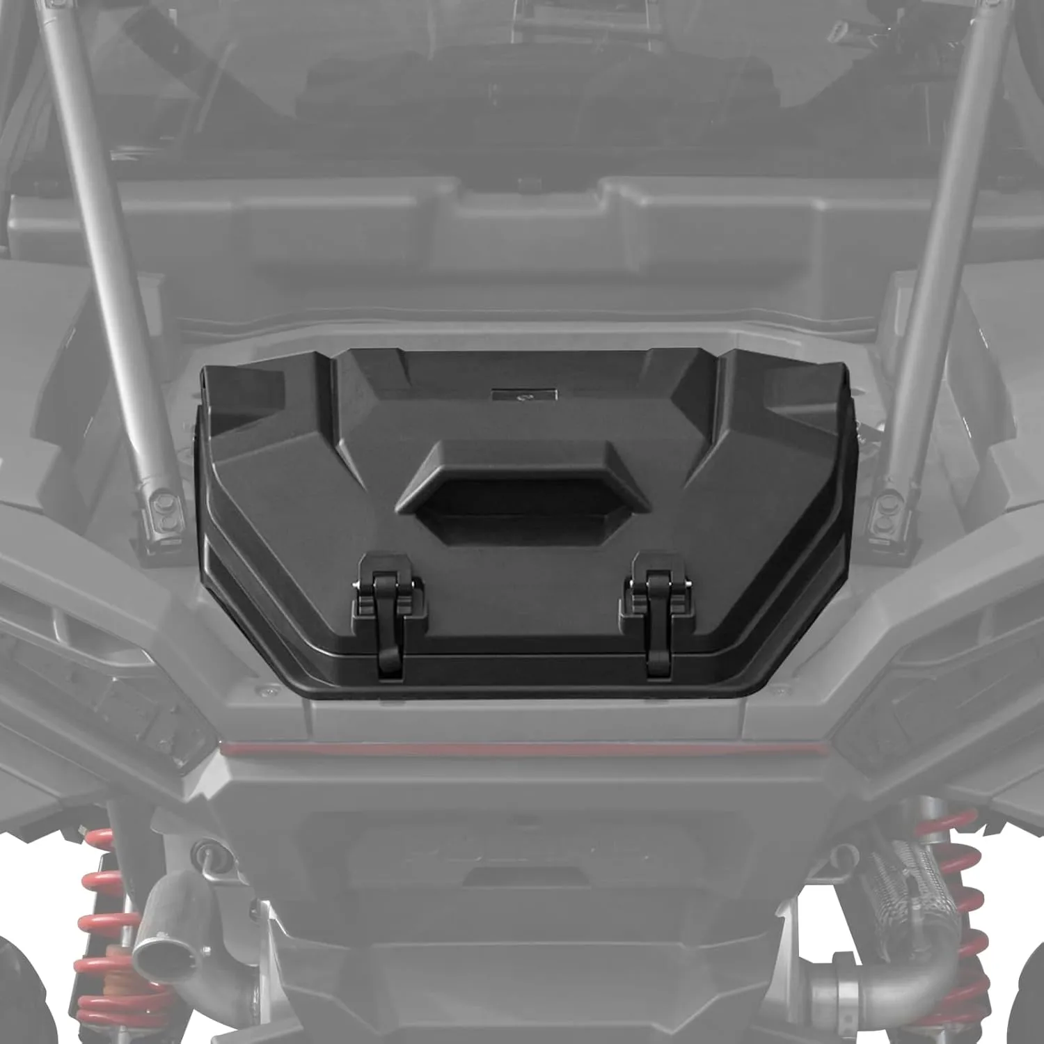 Cargo Storage Box for Polaris RZR XP 4 1000 2024, Forward Cargo Storage Bin 55 QT Polypropylene for Polaris RZR XP 1000 2024 Accessories Waterproof, Replace OEM #2884525 Black