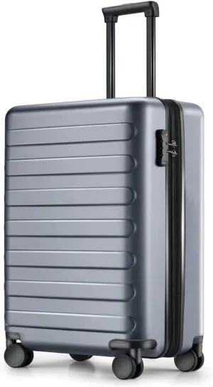 Carry On Luggage 22x14x9 Airline Approved, 20 Inch Luggage with Smooth Spinner Wheels, Lightweight, Hard Shell PC Suitcase Carry-On, Travel Luggage, TSA Approved (Grey, Rhine Basic)
