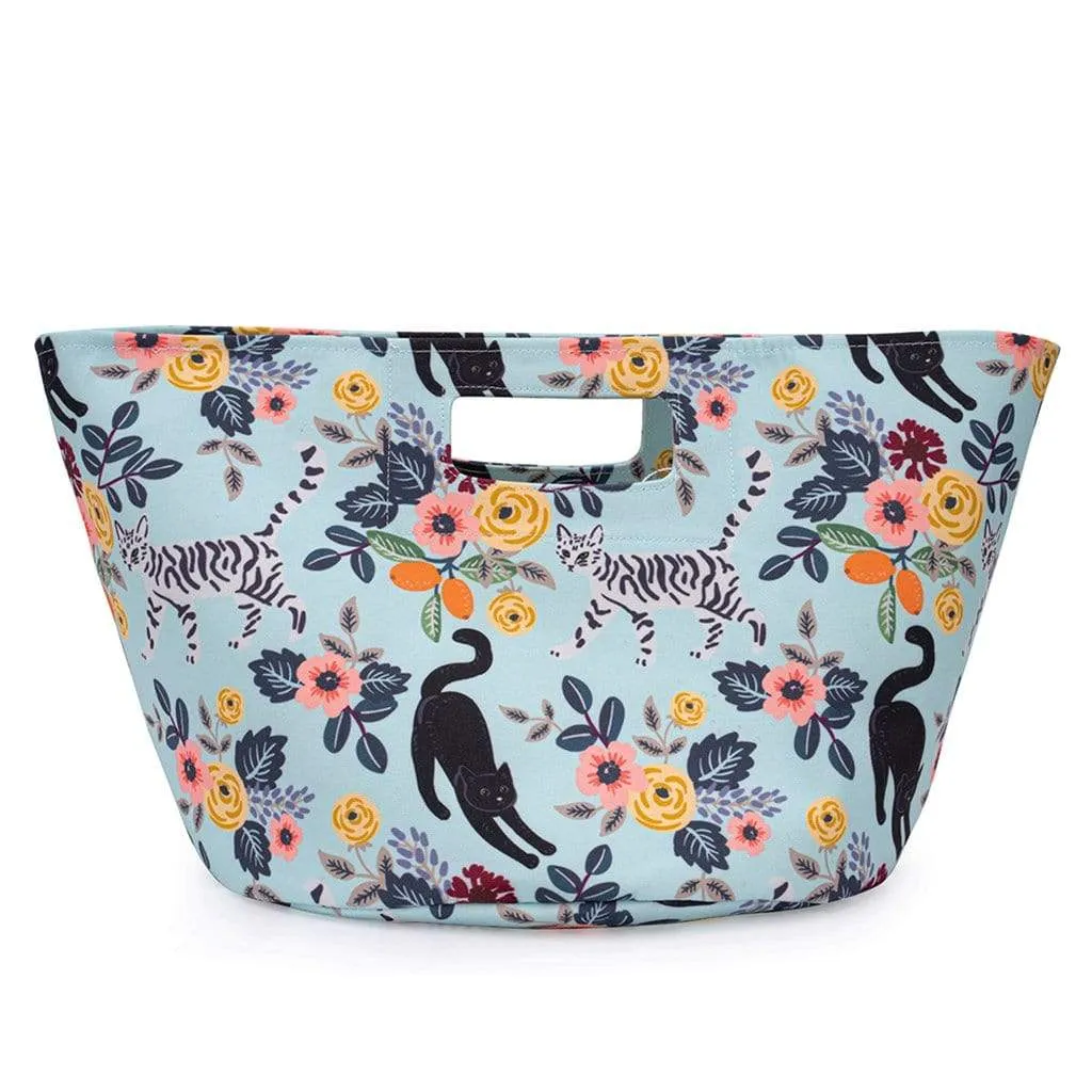 Cat Canvas Storage Bin