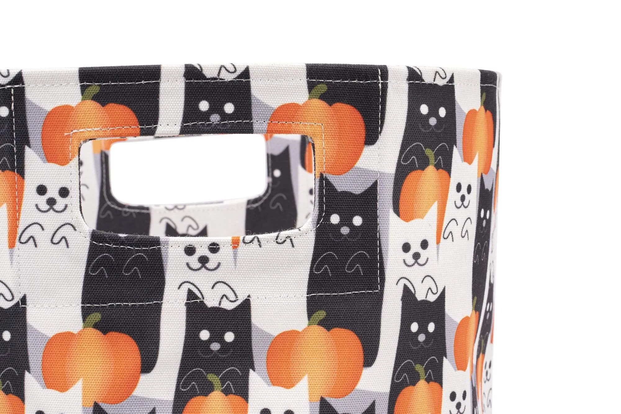 Cat Canvas Storage Bin