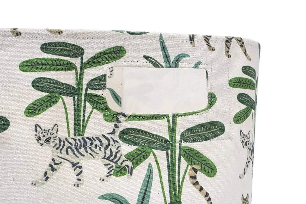 Cat Canvas Storage Bin
