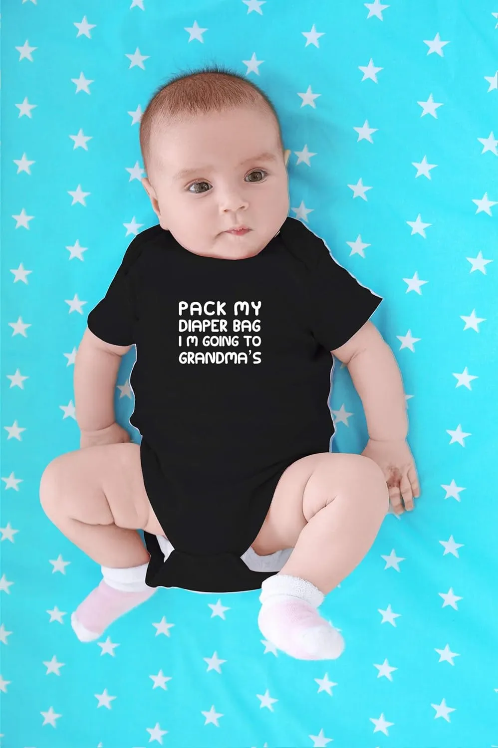 CBTwear Pack My Diaper Bag, I'm Going To Grandma's House Baby Bodysuit - Cute Newborn Unisex Clothing