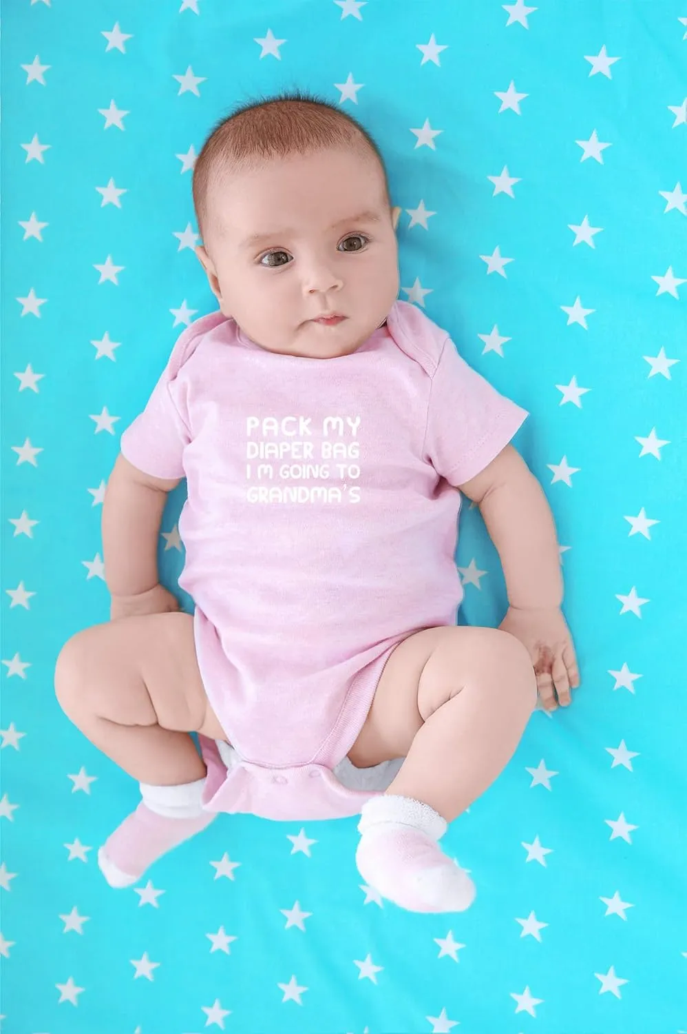 CBTwear Pack My Diaper Bag, I'm Going To Grandma's House Baby Bodysuit - Cute Newborn Unisex Clothing