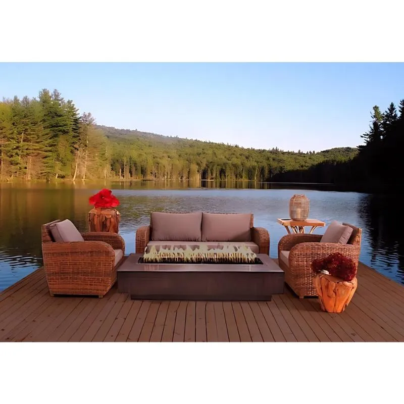 Cedar Park Fire Pit - Hammered Copper | 108"