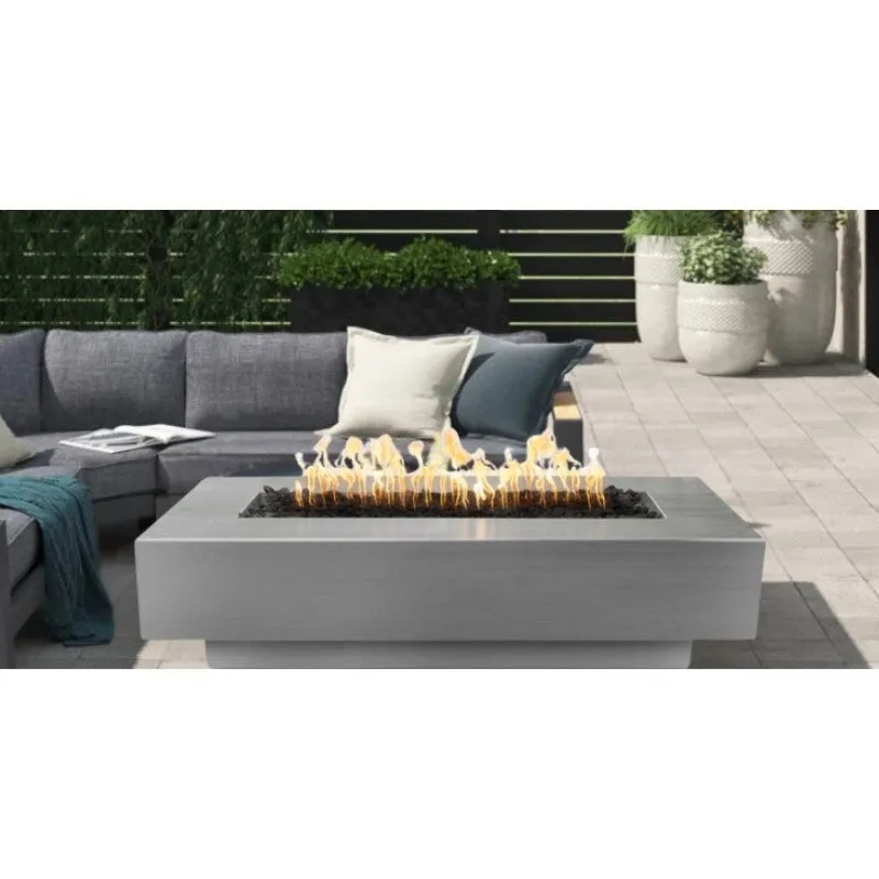 Cedar Park Fire Pit - Stainless Steel | 48"