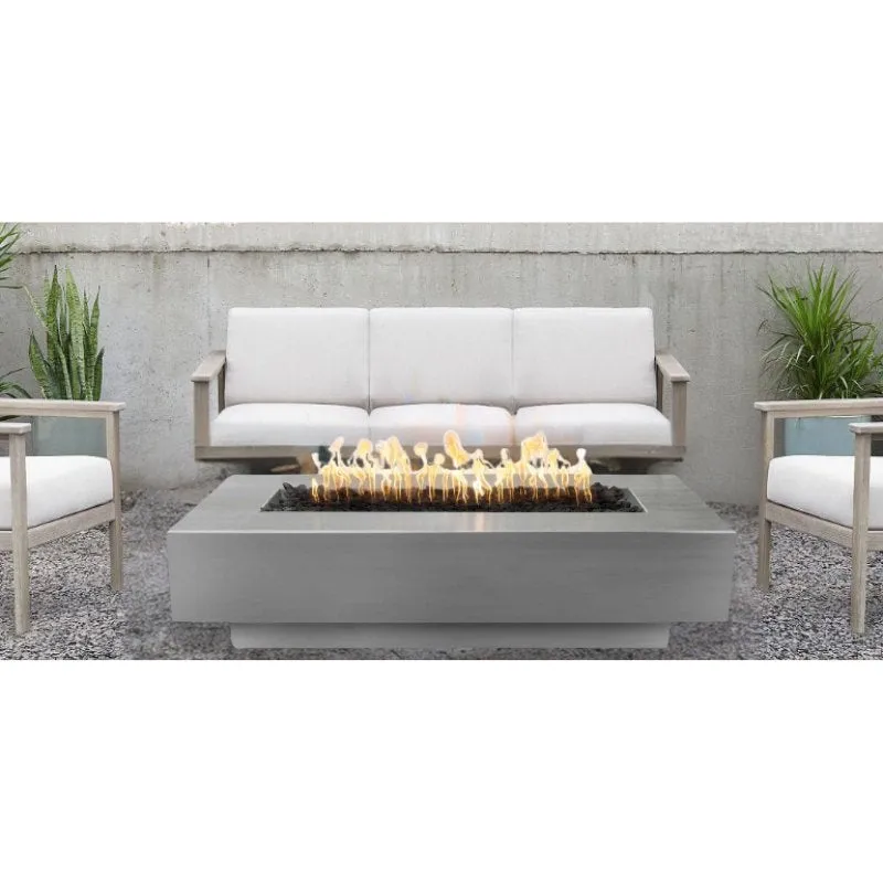 Cedar Park Fire Pit - Stainless Steel | 84"