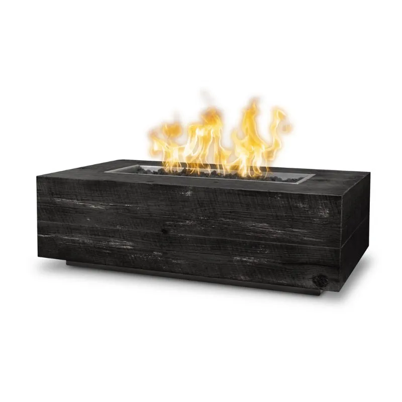 Cedar Park Fire Pit - Wood Grain Concrete | 60"