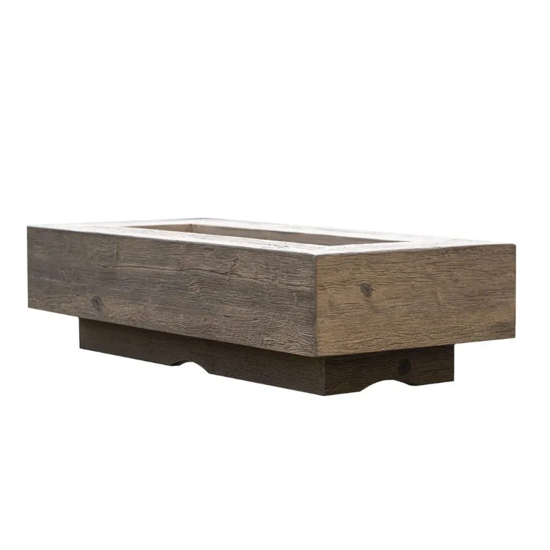 Cedar Park Fire Pit - Wood Grain Concrete | 60"