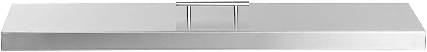 Celestial Fire Pit Cover for 30”x6” Linear Burner Pan (33" x 9" Actual Size), Commercial Grade, Stainless Steel, Reinforced Wrapped Edge