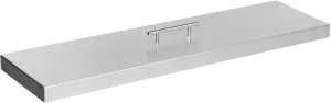 Celestial Fire Pit Cover for 30”x6” Linear Burner Pan (33" x 9" Actual Size), Commercial Grade, Stainless Steel, Reinforced Wrapped Edge