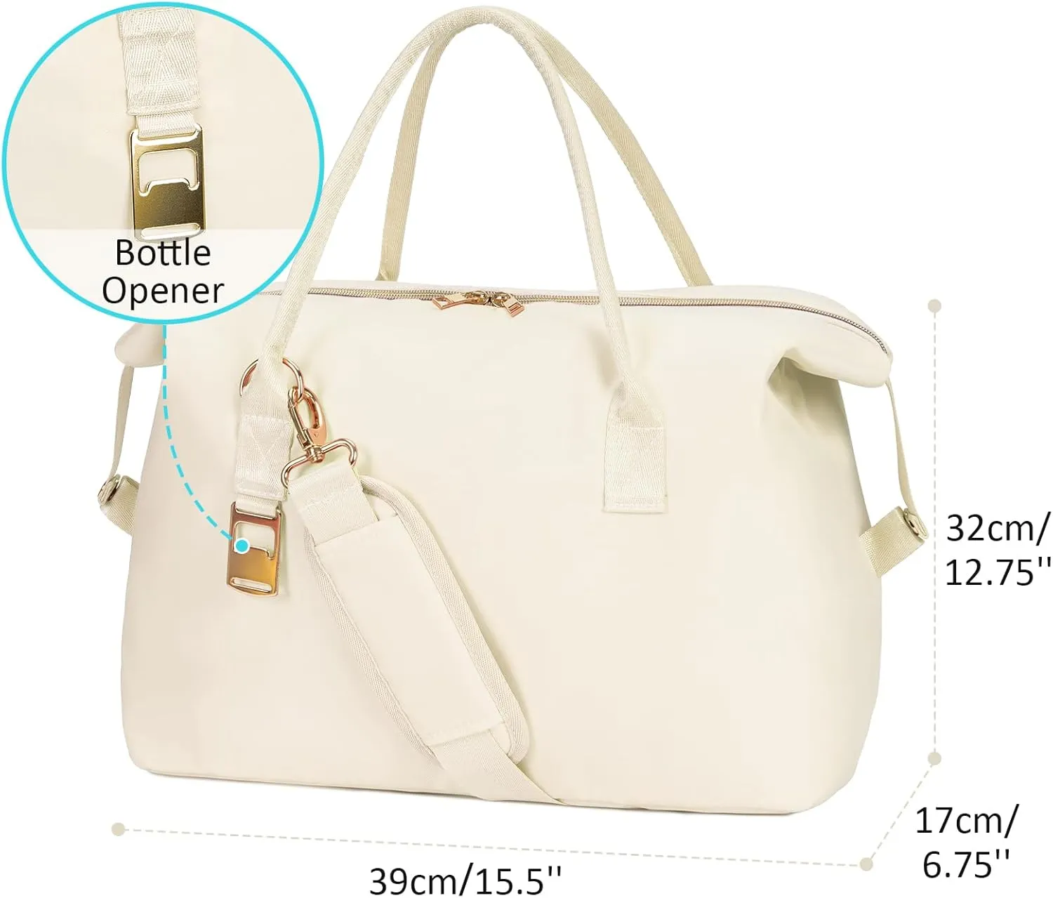 Ceneda Large Cooler Bag 40 Can Insulated Soft Cooler Leakproof Cooler Tote Bag Beach Travel Camping Lunch Bag for Women and Men