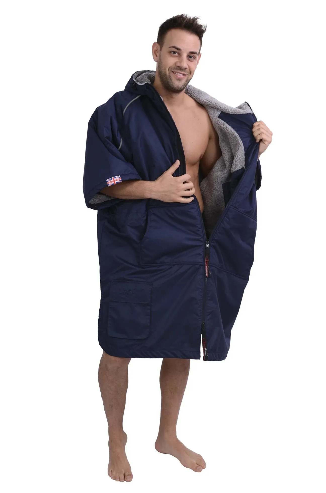 Charlie Mcleod Eco Short Sleeve Beach Robe