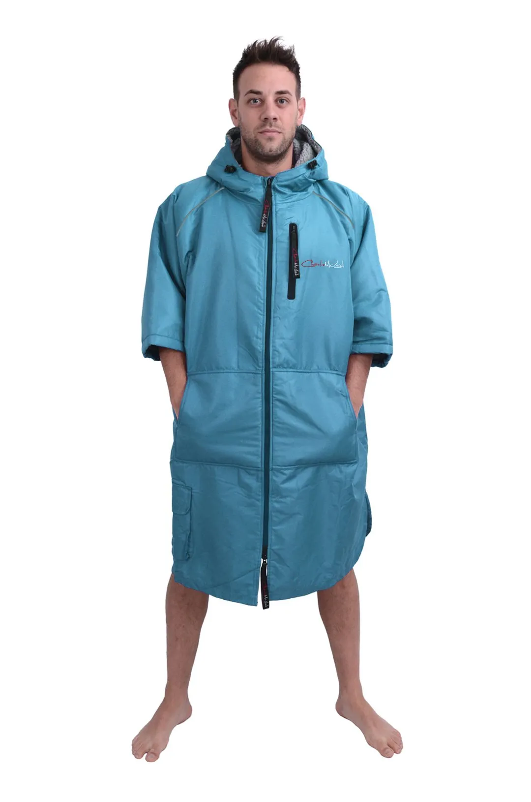 Charlie Mcleod Eco Short Sleeve Beach Robe