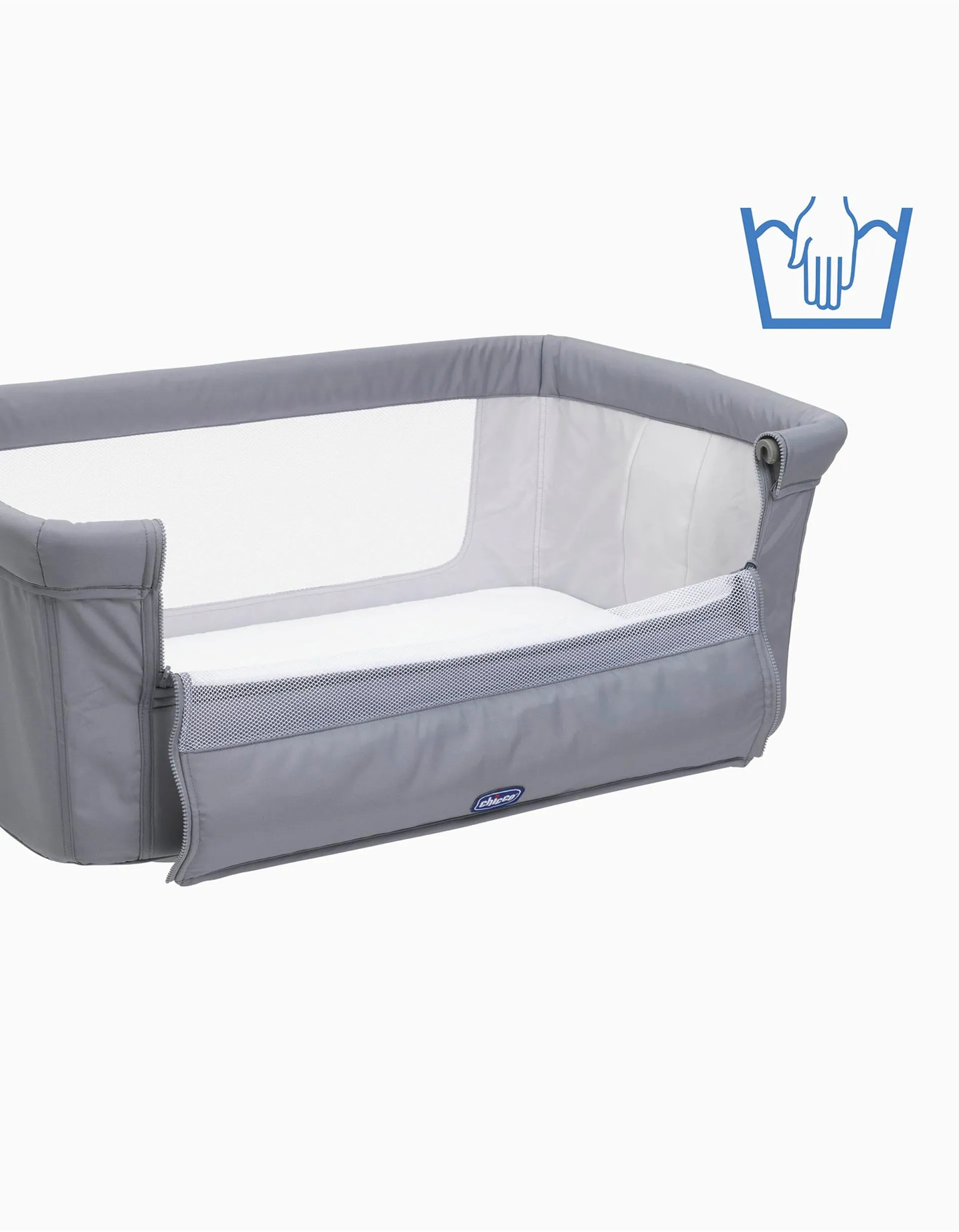 Chicco Next 2 Me Cot, Essential Stone Re_Lux