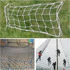 Child Adults Playground Climbing Netting Cargo Climbing Net Outdoor Treehouse Truck Trailer Nets Heavy Duty Swings Net Safety Net,255.91 * 374.02 inch