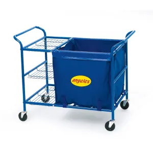 Children’s Factory Rolling Ball Cart, Gym Sports Equipment Storage, Rolling Utility Cart