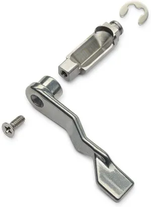 Chute Door Thumb Trigger Handle - For both Bottom and Side Hinged Trash and Laundry Stainless Steel Intake Doors. Perfect Parts for Wilkinson and Other Manufactured Hardware companies. (Galvanized)