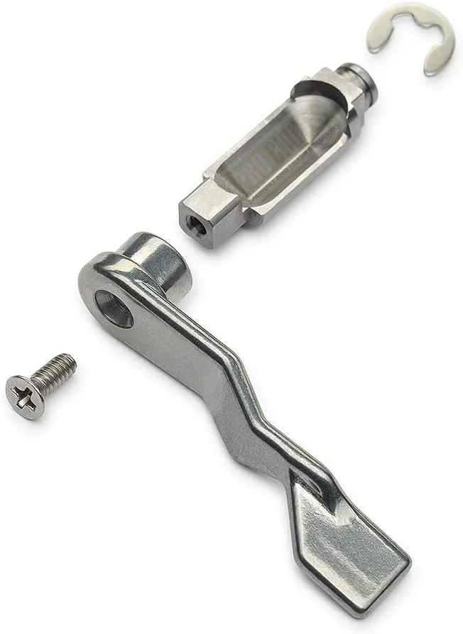 Chute Door Thumb Trigger Handle - For both Bottom and Side Hinged Trash and Laundry Stainless Steel Intake Doors. Perfect Parts for Wilkinson and Other Manufactured Hardware companies. (Galvanized)