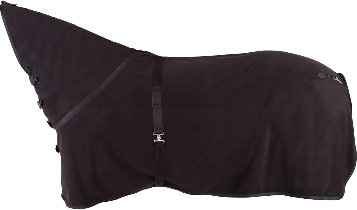 Classic Equine Polar Fleece Cooler Horse Blanket Black M