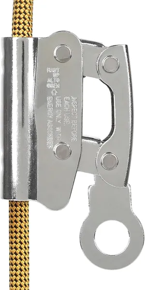 Climb Self Locking Rope Grab - Alloy Steel, Safety Protection 25 kN(Aprx 300LB), Used with 5/8’’ Lifeline Rope, for Construction, Climbing, Fall-Protection (Round Lock)