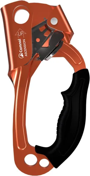 Climbing Ascender UIAA & CE Certified Hand Ascender, Rope Ascender with Ergonomic Rubber Handle, Suit for 8~13mm Ropes