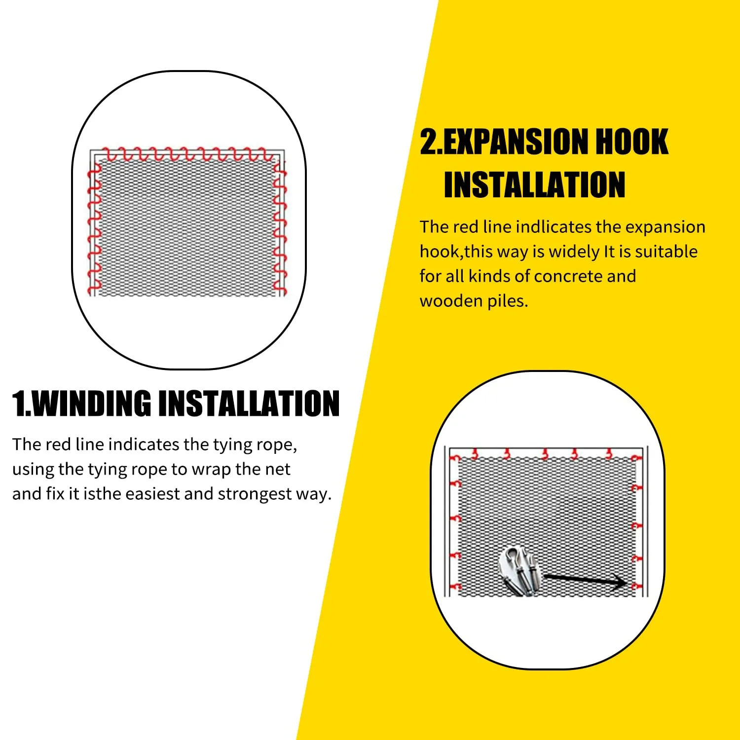 Climbing Cargo Net for Kids Outdoor Balcony Safety Net Rope Netting Playground Climbing Net Stairway Railing Safety Net for Children Pets Toys Knotless Polyester Sports Netting