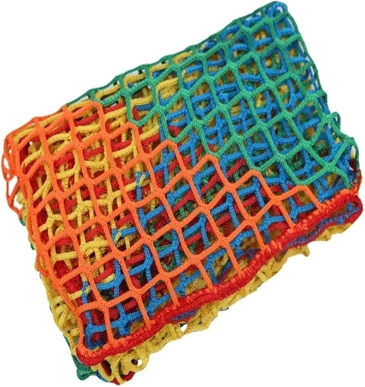 Climbing Cargo Net for Kids,Balcony Safety Net for Kids,Playground Stairway Railing Safety Netting for Children Pets Toys Knotless Polyester Sports Netting 3.3X16.6FT
