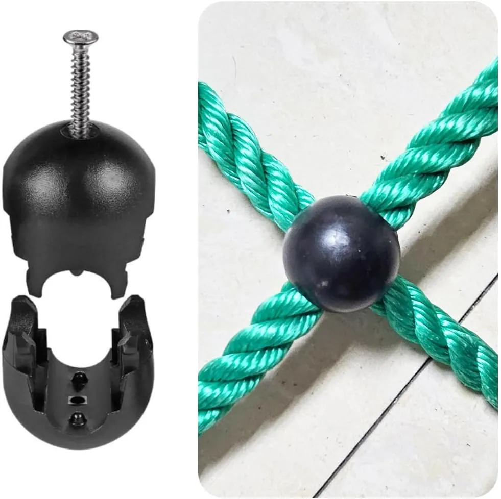 Climbing Cargo Net, Indoor Climbing net, Outdoor Cargo Webbing Net, Military Climbing Cargo Net, 100% Nylon Material Rope Ladder (49" x 77")
