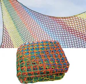 Climbing Cargo net, Polyester Double Layers Playground Safety Net, Backyard Climbing Net, for Treehouse Accessories; Jungle Gyms; Outdoor Equipment Set(Size:3x4)