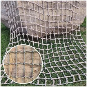 Climbing Cargo Net,Playground Climbing Net,Heavy Duty Climbing Net,Safety Protection Net,Rope Ladder,Swingset,Treehouse(Size:118 * 157.5 Inch)