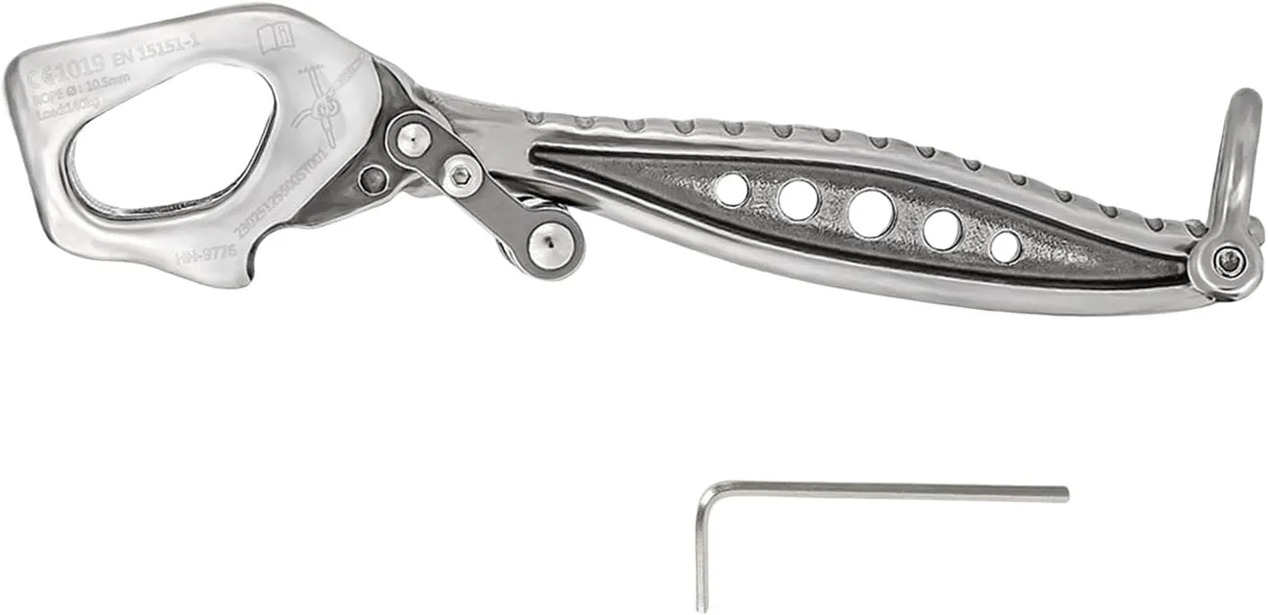 Climbing Descender for Rock Climbing Rappelling Climbing Downhill Rappel Gear Downhill Equipment Rescuing Device