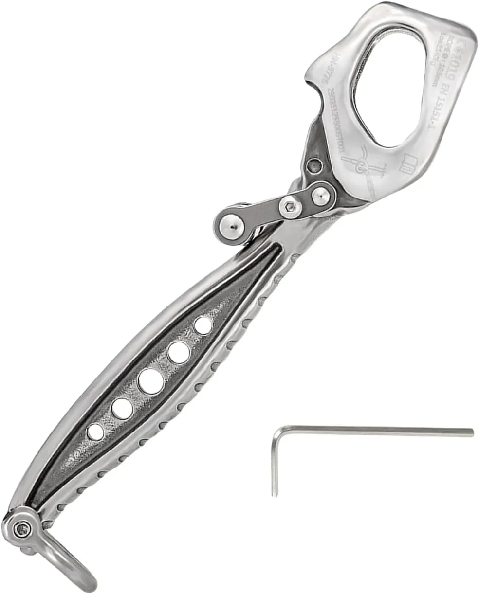 Climbing Descender for Rock Climbing Rappelling Climbing Downhill Rappel Gear Downhill Equipment Rescuing Device
