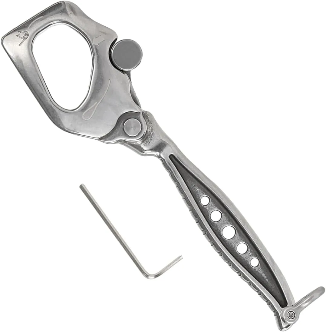 Climbing Descender for Rock Climbing Rappelling Climbing Downhill Rappel Gear Downhill Equipment Rescuing Device