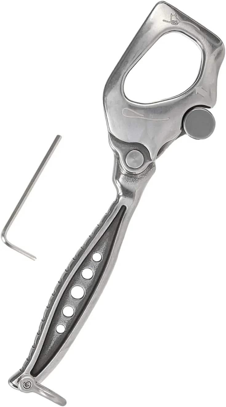 Climbing Descender for Rock Climbing Rappelling Climbing Downhill Rappel Gear Downhill Equipment Rescuing Device