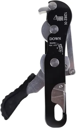 Climbing Descender Professional Rock Climbing Descender Equipment for 10-12mm Rope Self-Braking