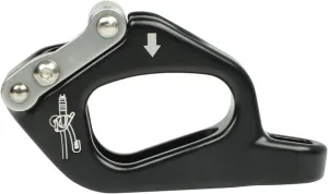 Climbing Descender，Professional Adjust Cowstail Positioning Lanyard Adjuster for Ascending Rock Climbing Mountaineering Tool