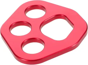 Climbing Force Divider Plate Aluminum Rigging Tool Four Design for Enhanced Stability and Rope Tension Dispersal for Outdoor Rock Climbing and Adventures