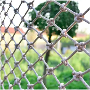 Climbing Net for Adult,Climbing Frame Net,Tree House Climbing Safety Net Rope Ladder,Stair Balcony Railing Protection Net Heavy Duty Climbing Cargo Net(Size:16.4FTx16.4FT)