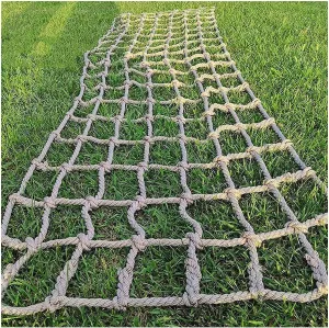 Climbing Net for Kids Outdoor Heavy Duty Climbing Cargo Net Playground Netting Tree Net Hammock Safety Rope Ladder for Inside, Outside, Backyard,1x5.5m(3.3x18ft)