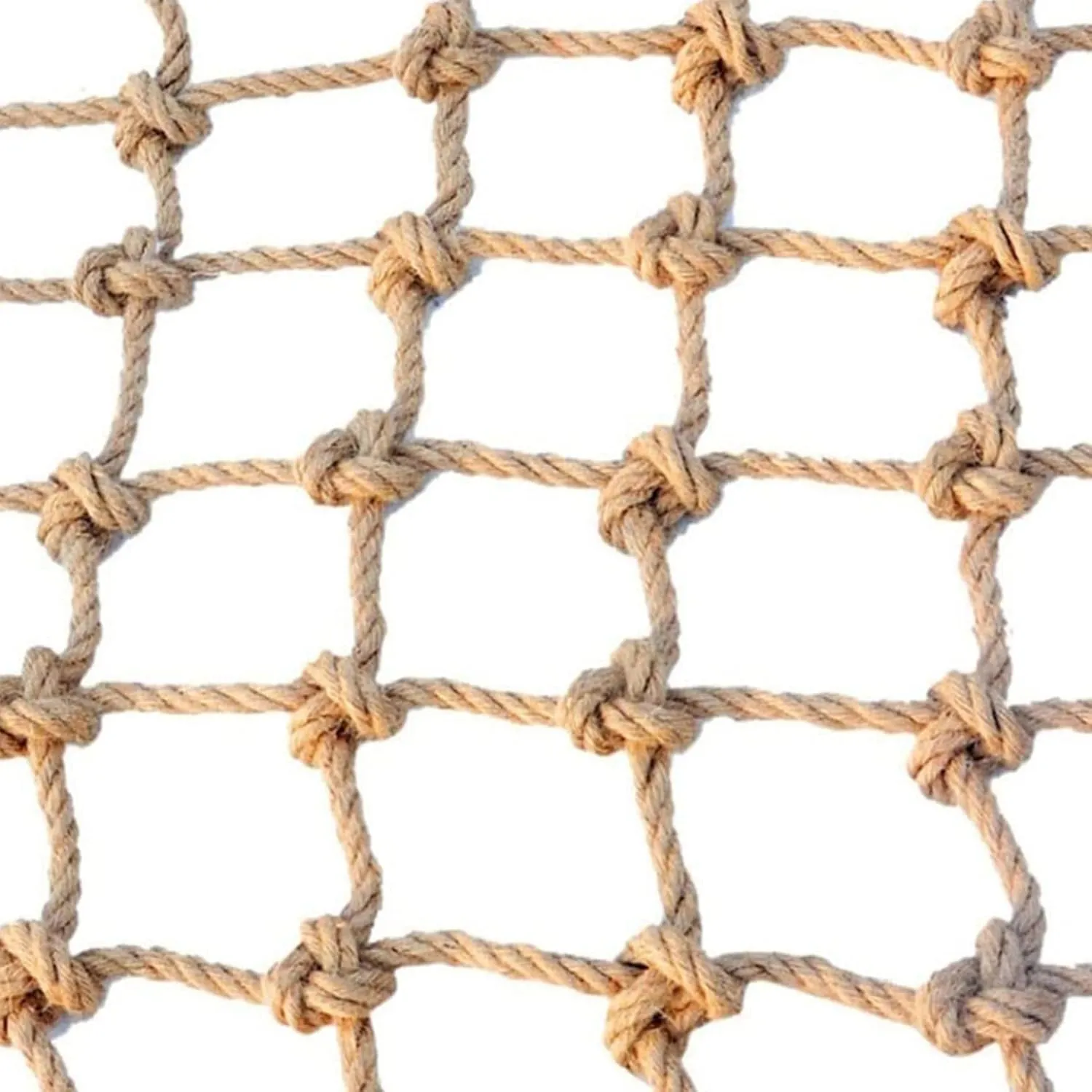Climbing Net Natrual Jute Climbing Rope for Kids Balcony Indoor Safety Net Stair Ramp Protection Netting Sturdy Separation Netting Retro Garden Decoration Netting,Climbing Rope for Kids